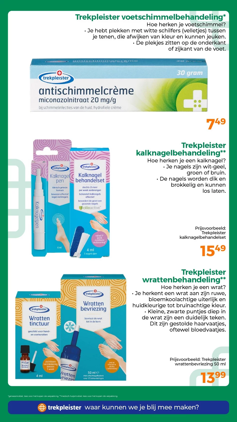 Trekpleister folder week 7 18