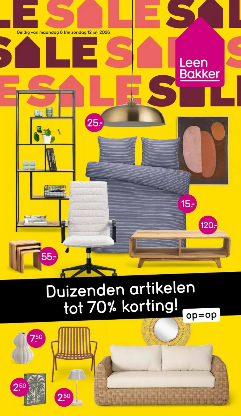 Leen Bakker Folder 03-08-2026 | Pak Extra Korting & Voordeel 1 leen bakker folder week 28
