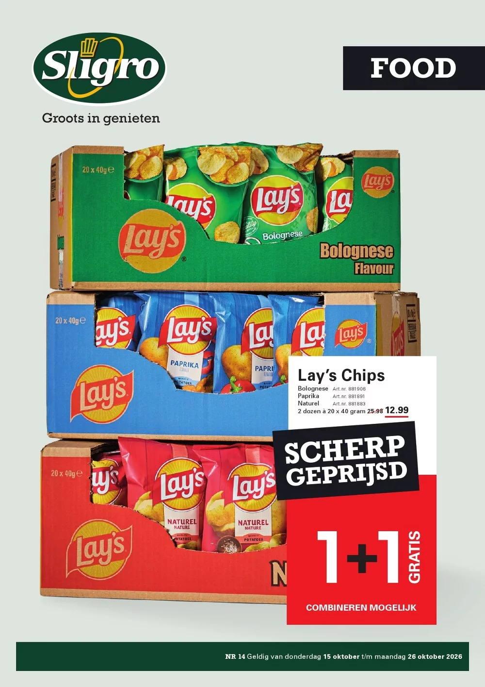 Sligro Folder 02-11-2026 | Pak Extra Korting & Voordeel 1 sligro folder week 43