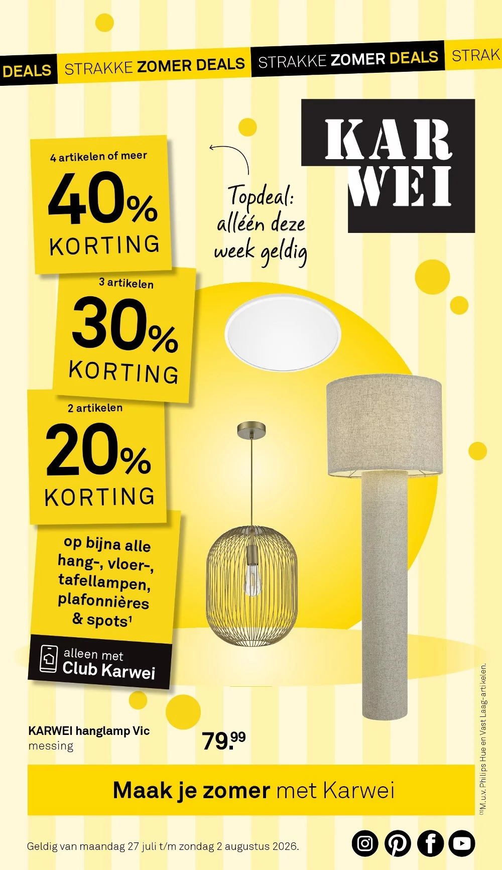 Karwei Folder 27-07-2026 | Pak Extra Korting & Voordeel 1 karwei folder week 31