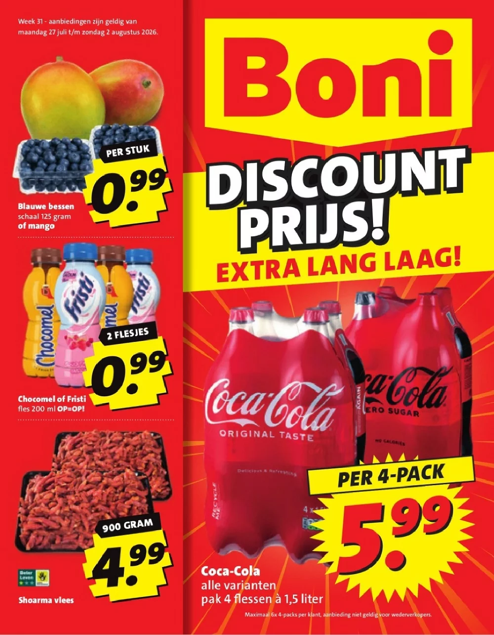 Boni Folder 27-07-2026 | Pak Extra Korting & Voordeel 1 boni folder week 31