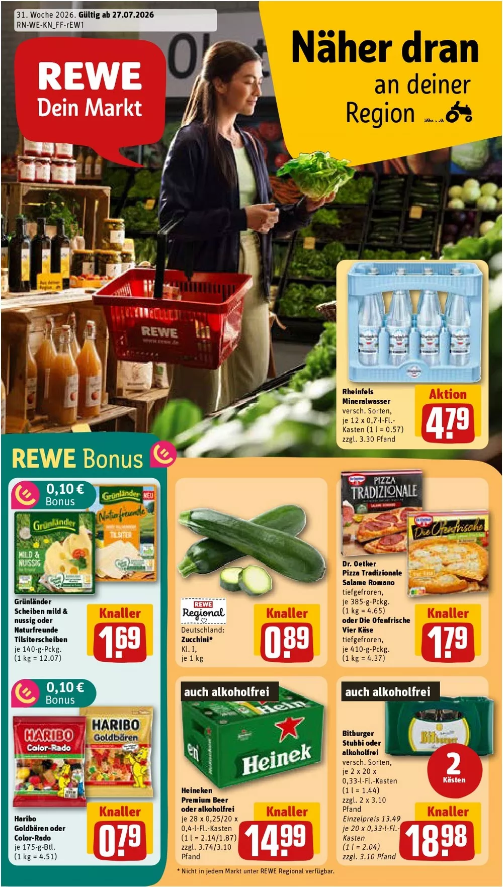 Rewe Folder 27-06-2026 | Online bladeren voor extra voordeel 1 rewe prospekt folder kw-30, week-30