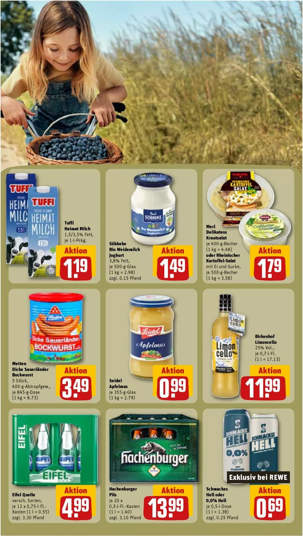 rewe prospekt folder juli 27 august 1 24