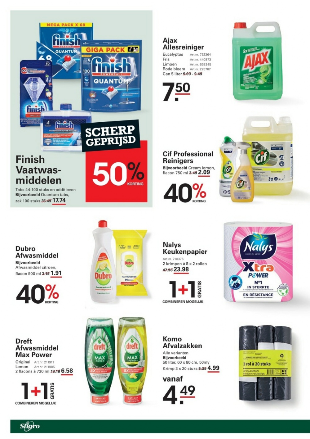 sligro week 36 38 2026 non food 10