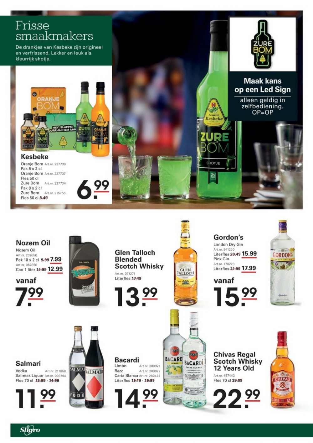 sligro week 36 38 2026 non food 82