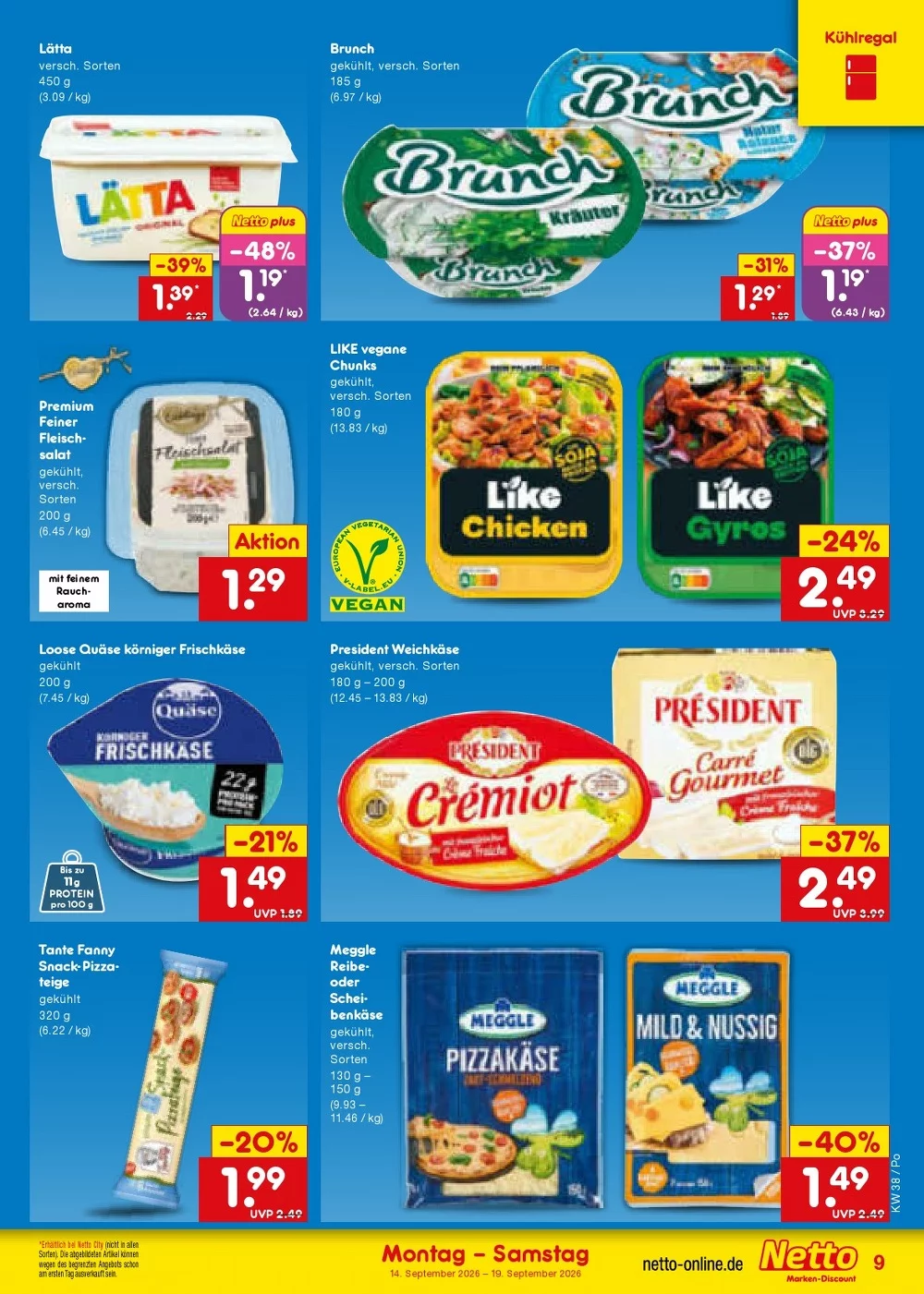 netto marken prospekt september 14 19 11