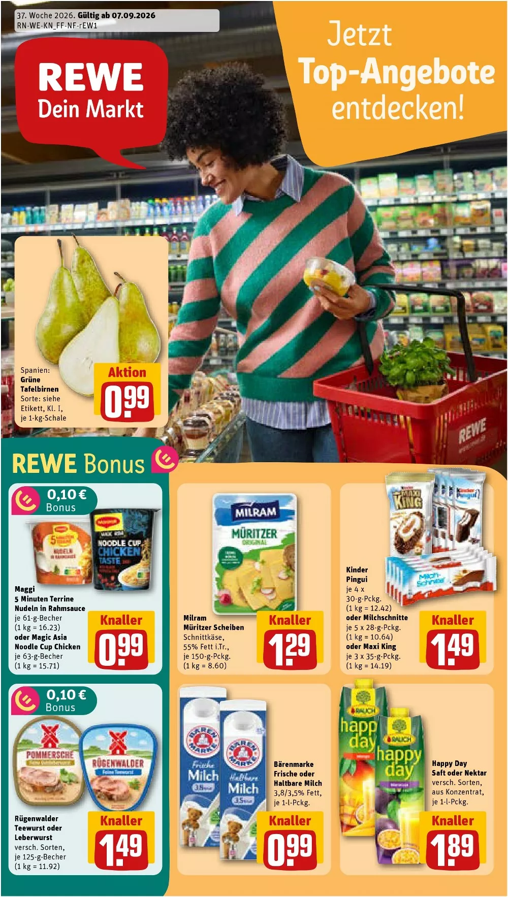 Rewe Folder 14-09-2026 | Wekelijkse Aanbiedingen en Folders 1 rewe folder week-37, rewe prospekt kw-37