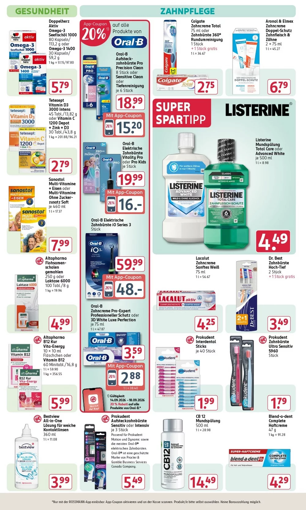 rossmann prospekt september 14 18 11