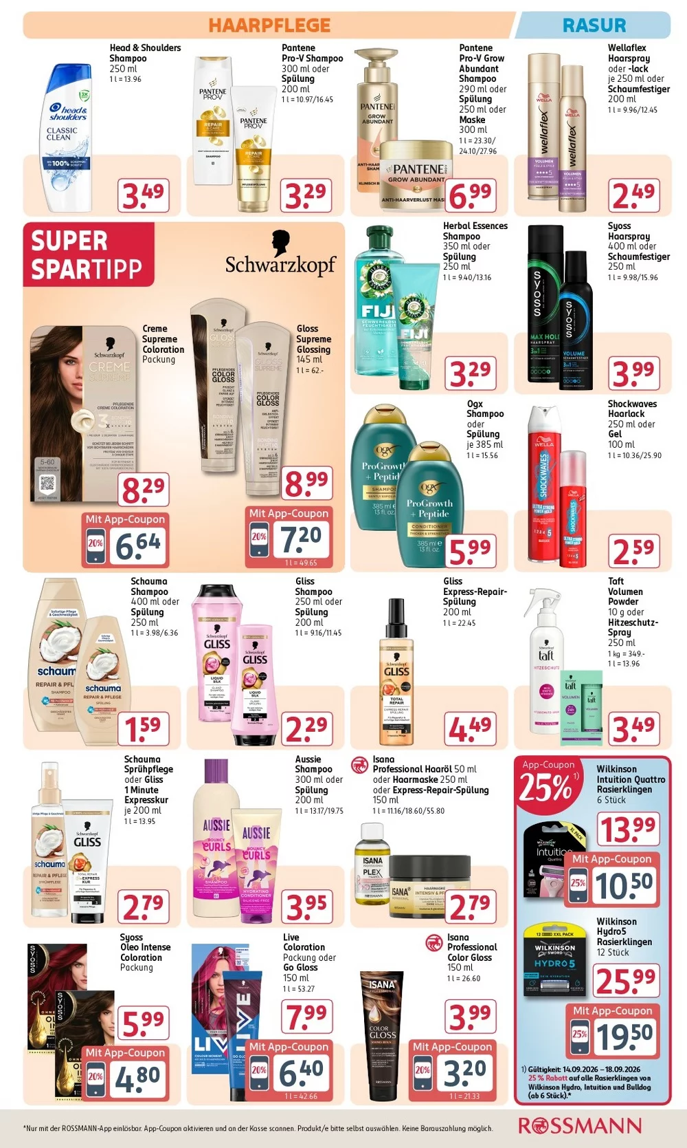 rossmann prospekt september 14 18 7