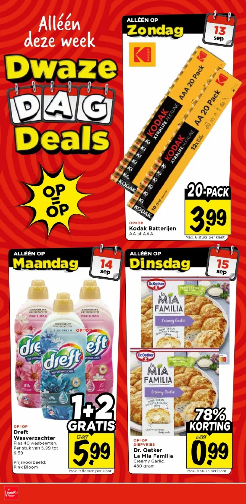 Vomar Folder 13-09-2026 | Pak Extra Korting & Voordeel 2 vomar folder week 38 2026 2