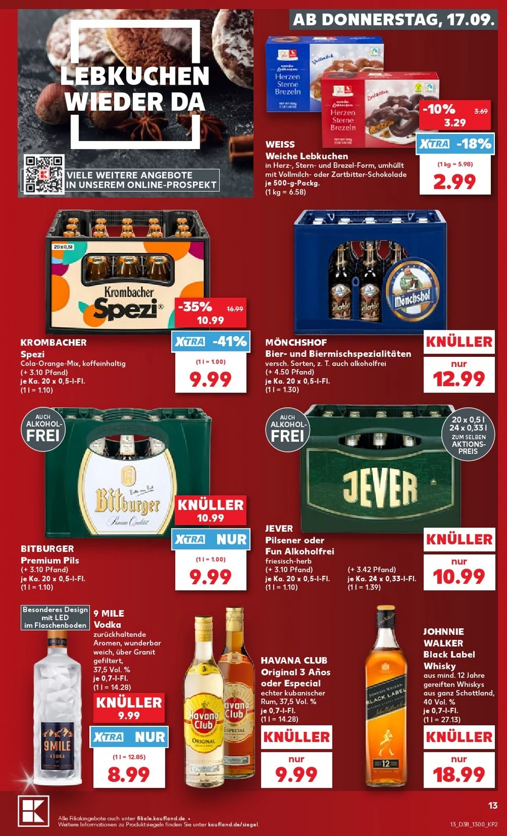 kaufland prospekt september 17 23 13