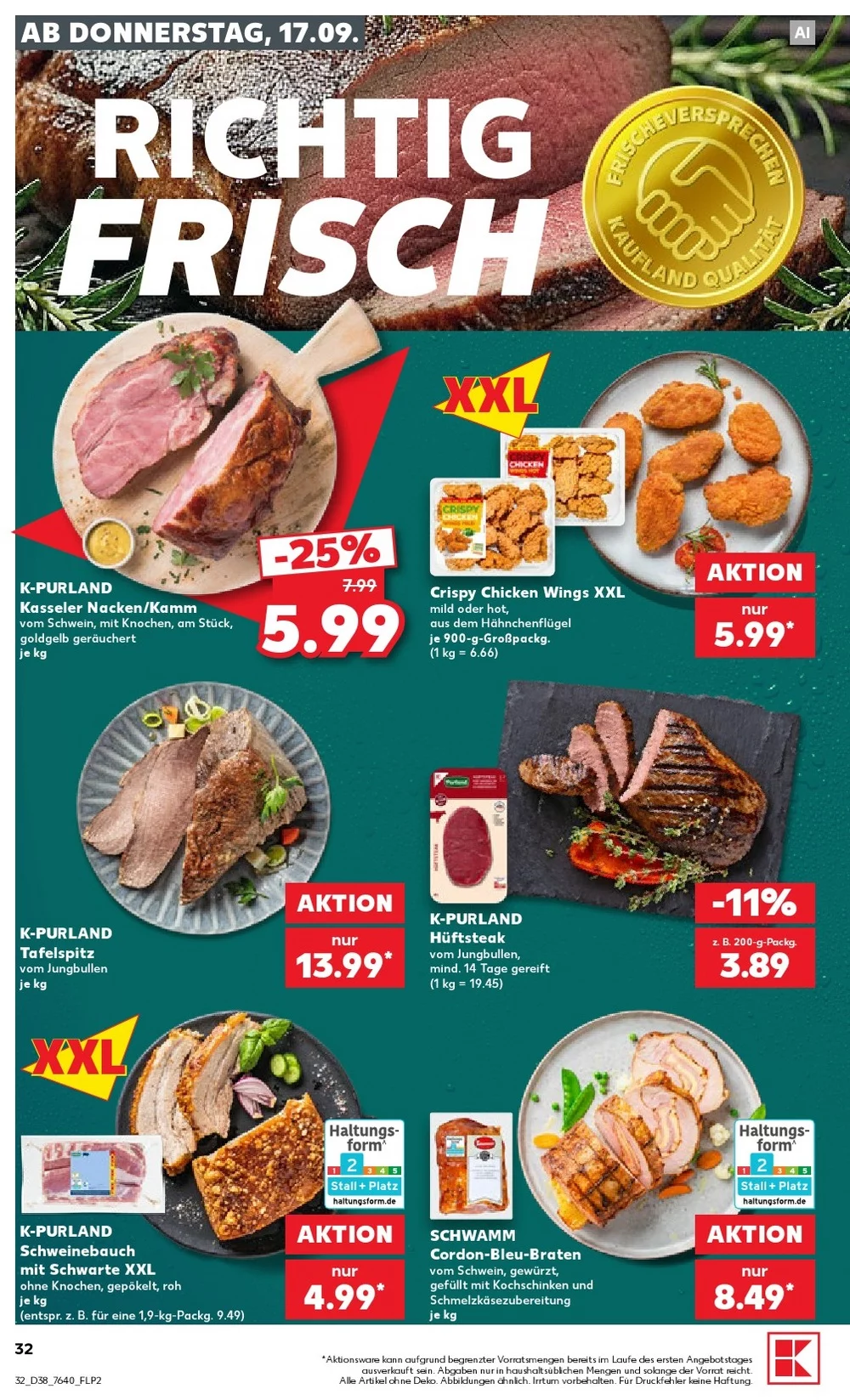 kaufland prospekt september 17 23 32