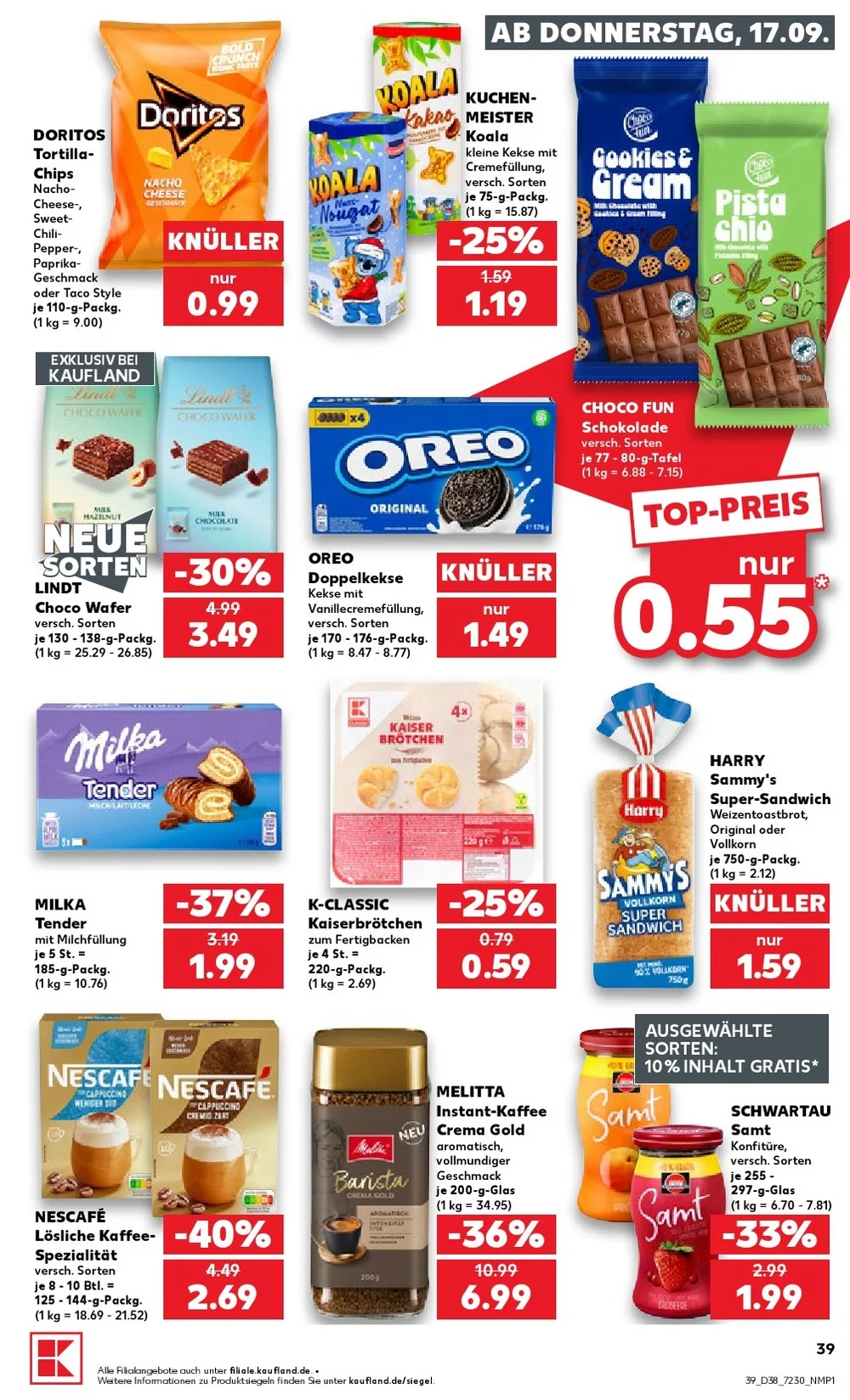 kaufland prospekt september 17 23 39