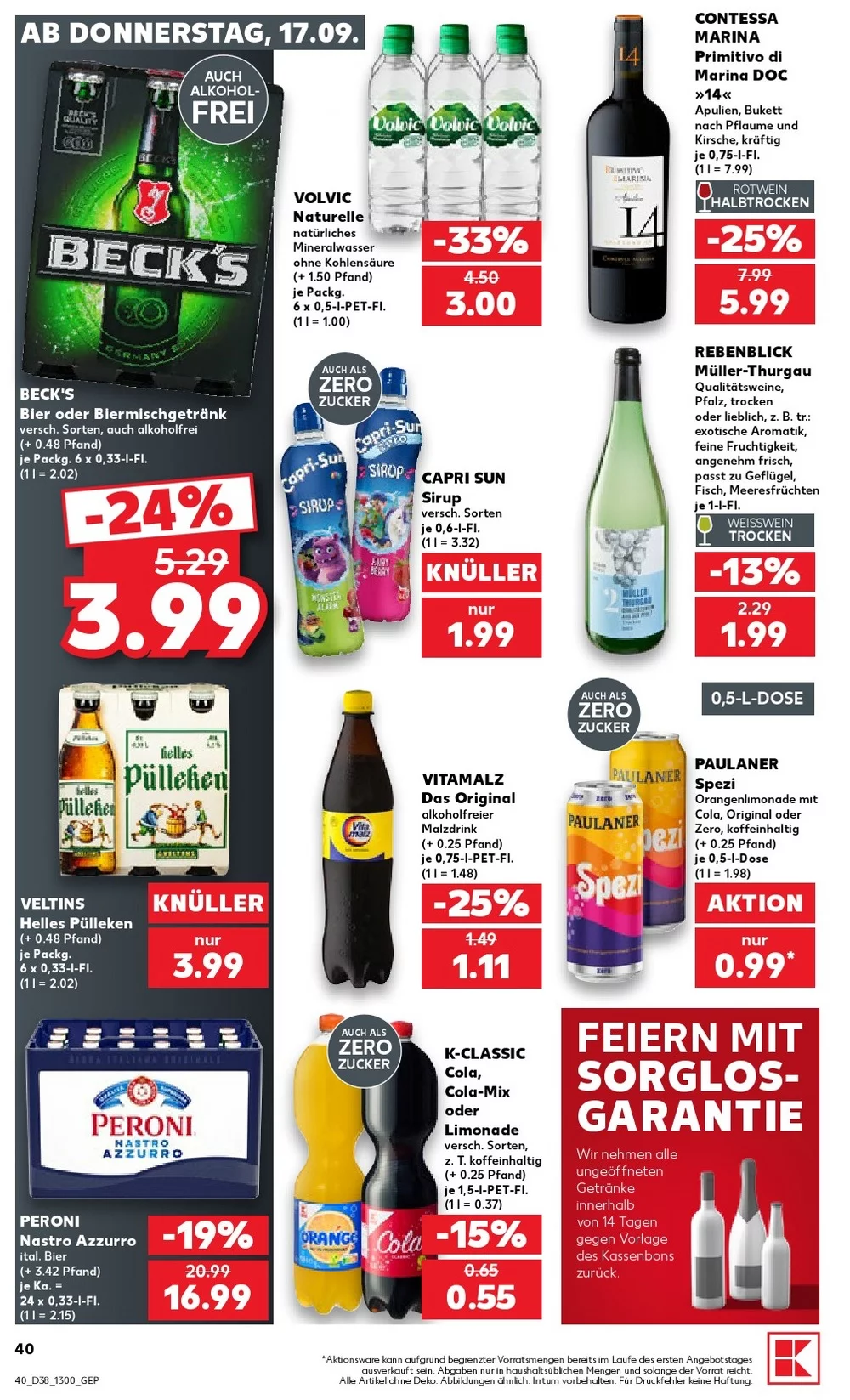 kaufland prospekt september 17 23 40