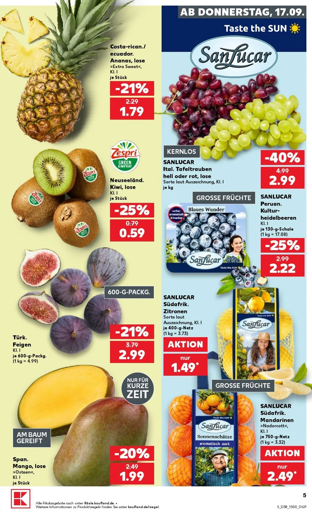 kaufland prospekt september 17 23 5