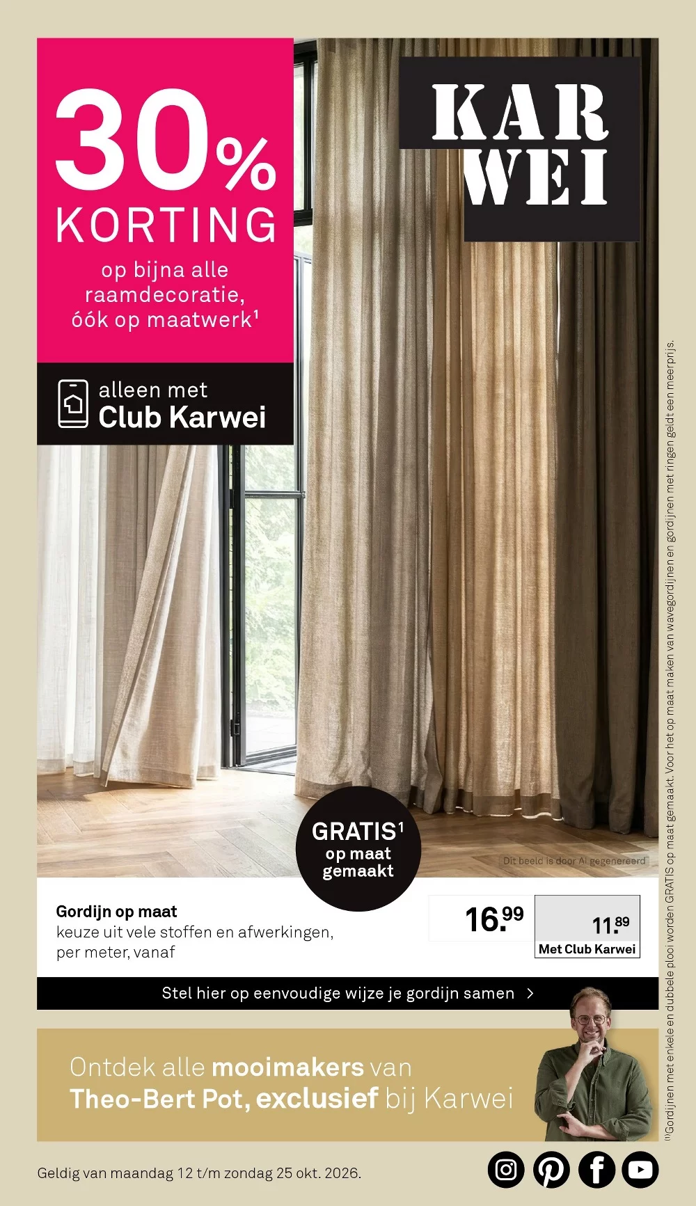 Karwei Folder 02-11-2026 | Pak Extra Korting & Voordeel 1 karwei folder week 42-43