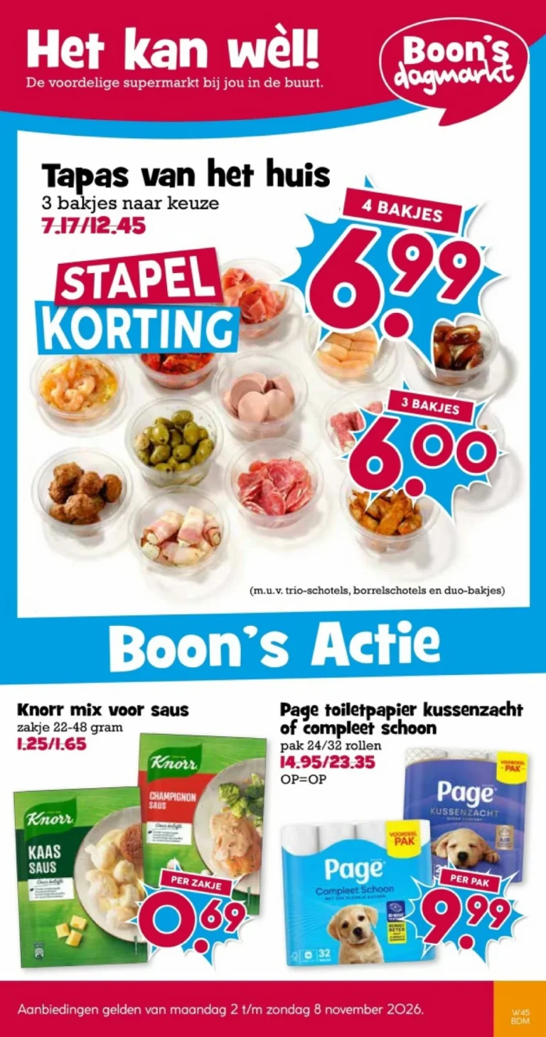 boon s markt folder week 45