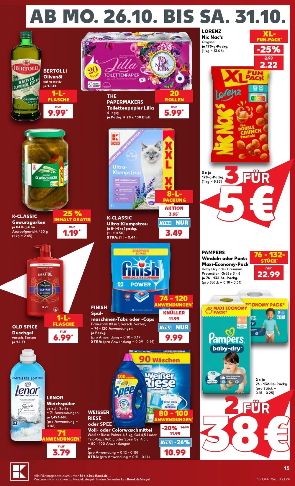 kaufland prospekt oktober 26 31 15