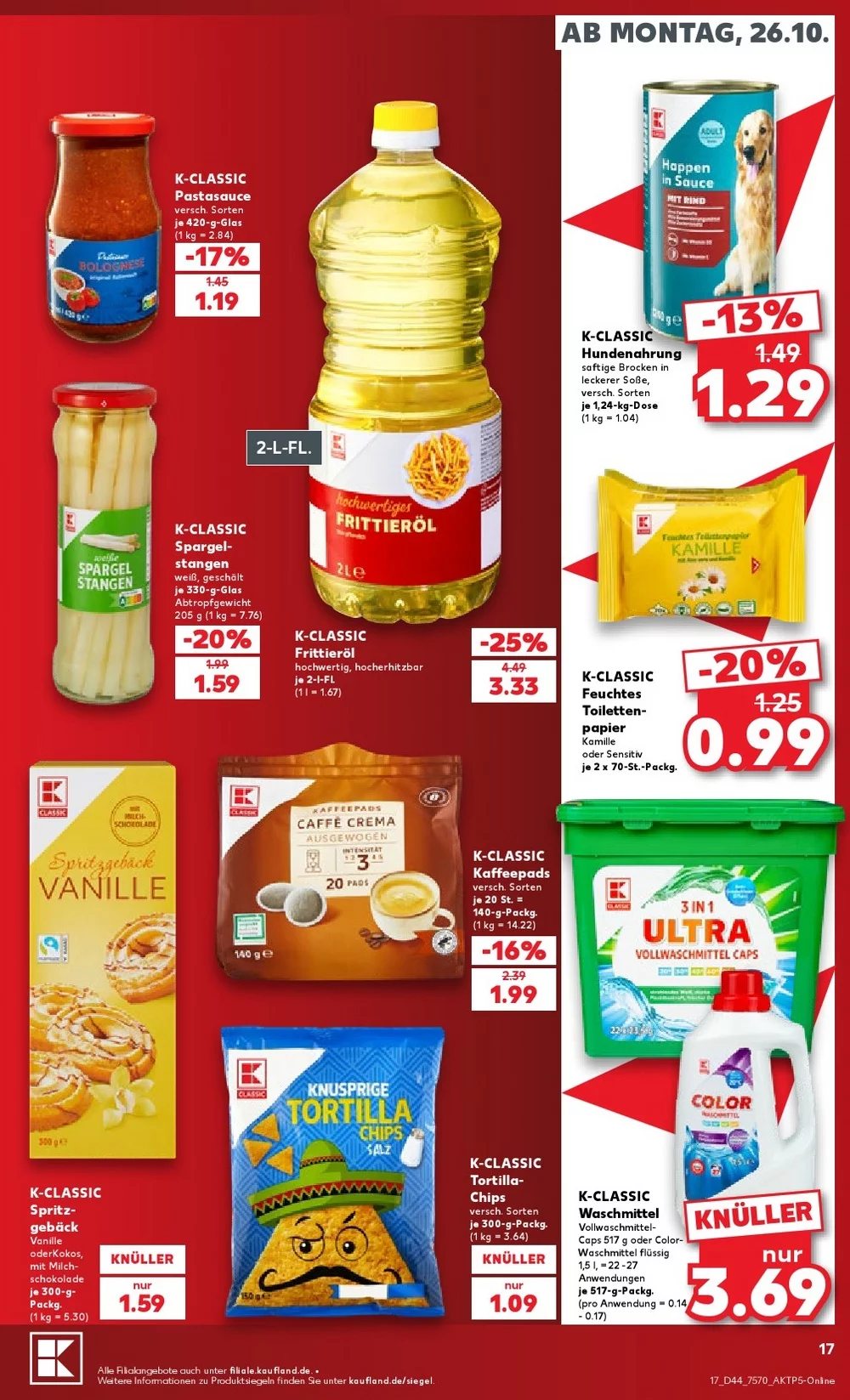 kaufland prospekt oktober 26 31 17