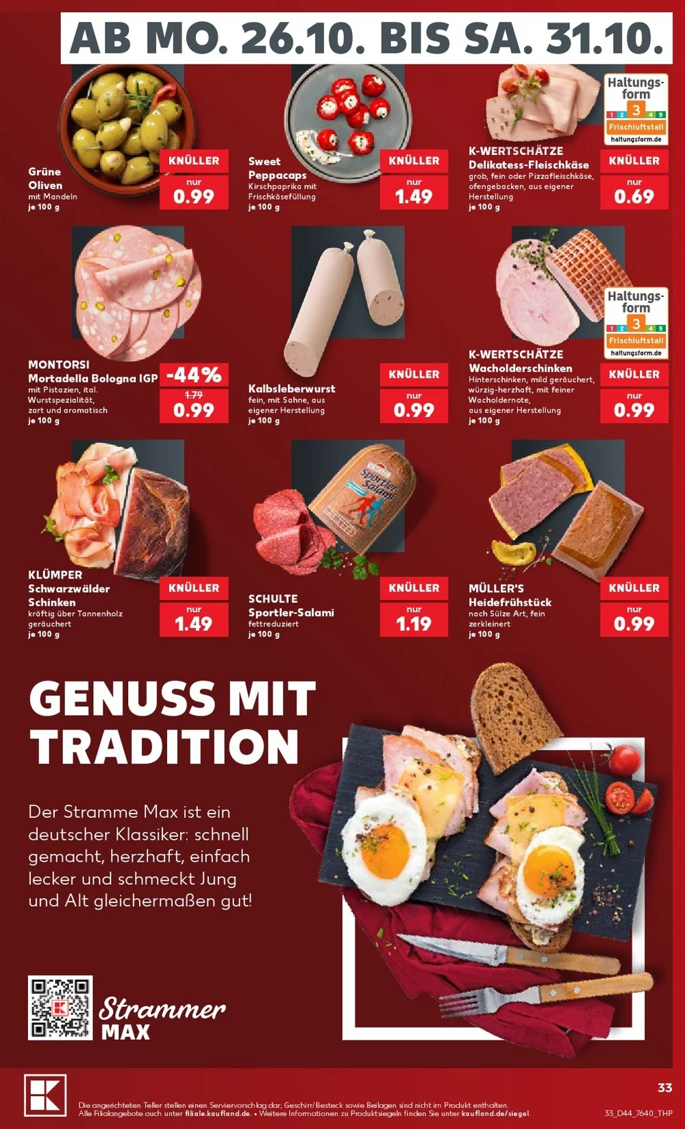 kaufland prospekt oktober 26 31 33