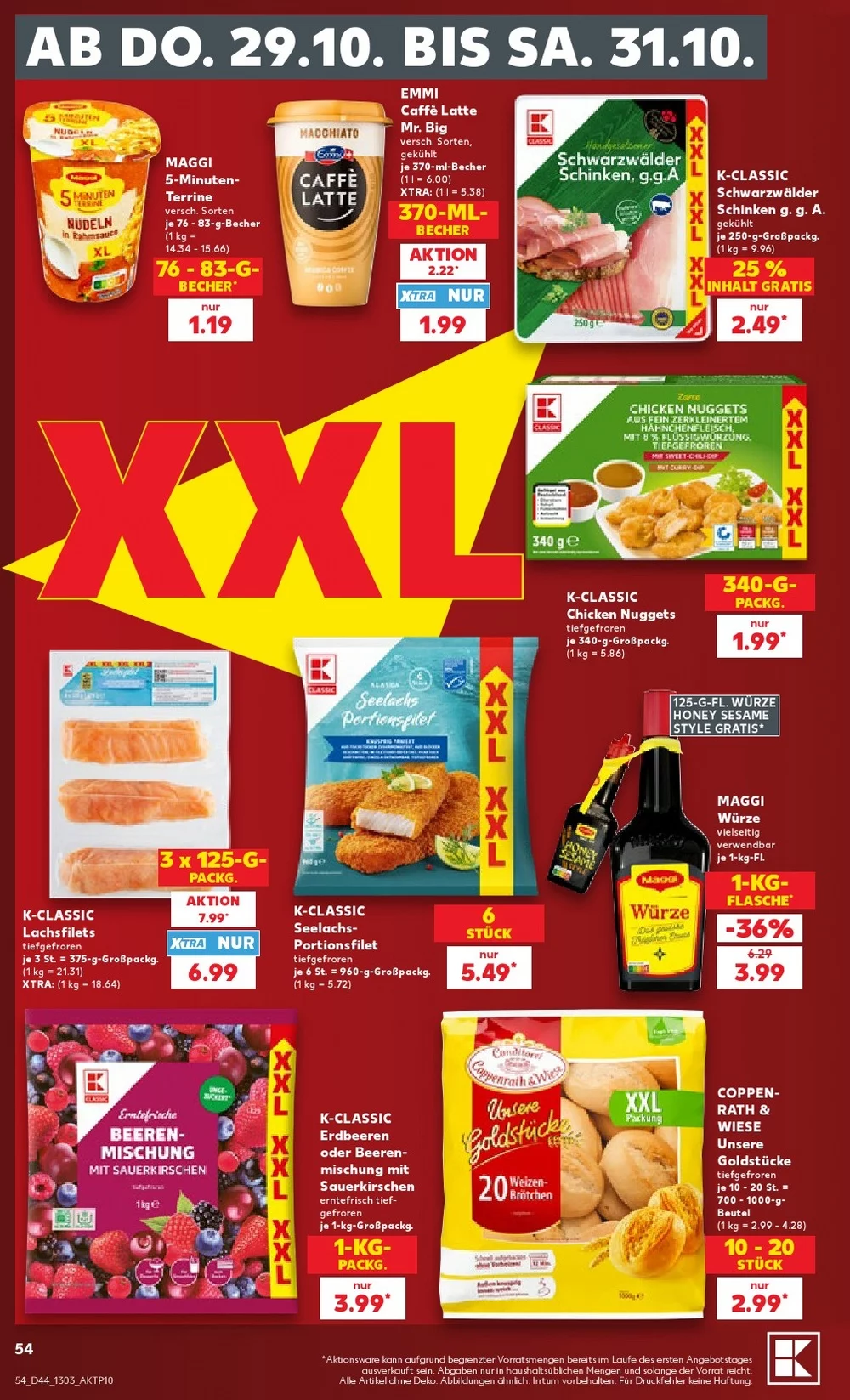 kaufland prospekt oktober 26 31 54