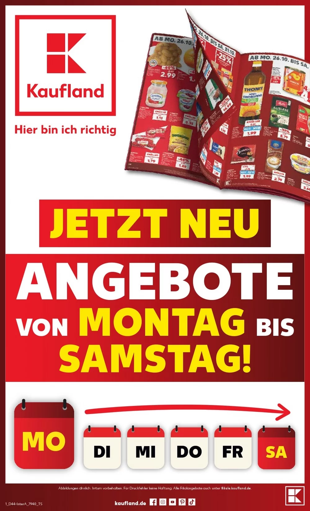 kaufland prospekt oktober 26 31 77